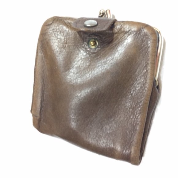 VINTAGE 70's Genuine Deerskin Wallet Coin Purse Combo Western Southwestern SOFT - Picture 2 of 14